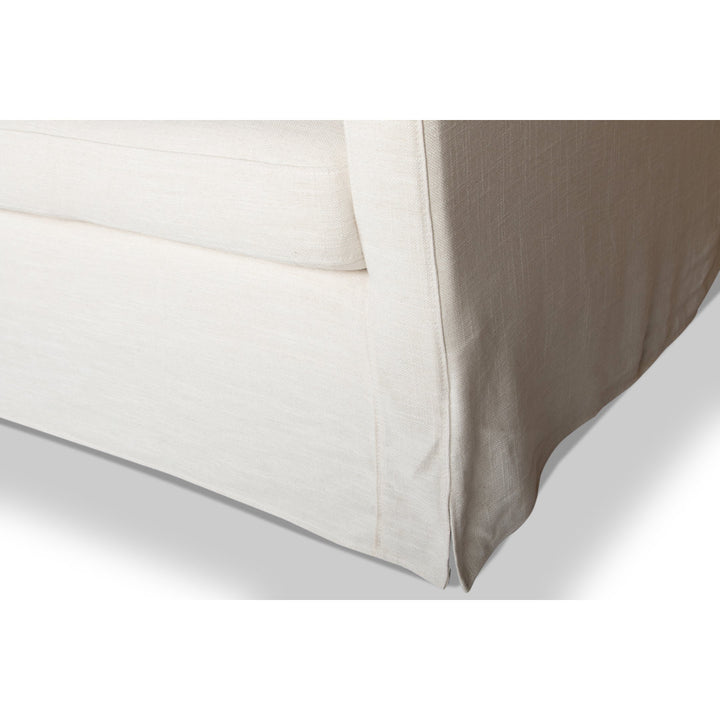 Neruda 86'' Slipcovered Sofa Joss & Main Fabric: Diego Cream Performance Plainweave