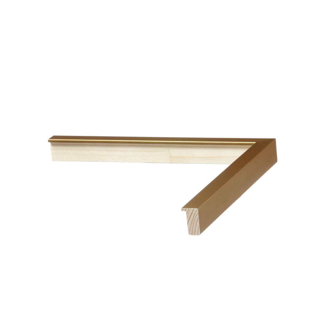 Geo Abstract III Neutral by Becky Thorns - Print on Canvas Mercury Row® Size: 18" H x 12" W   Format: Gold Framed Print, Mat Included: No