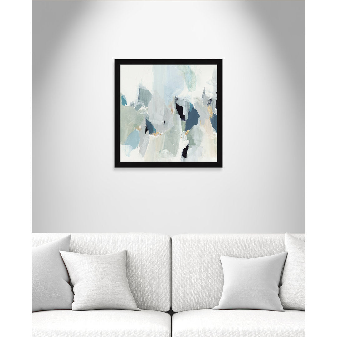 Little Talks II by Isabelle Z - Picture Frame Print on Canvas Casa Fine Arts Size: 24.5" H x 24.5" W x 0.75" D Format: Satin Black Picture Framed Paper