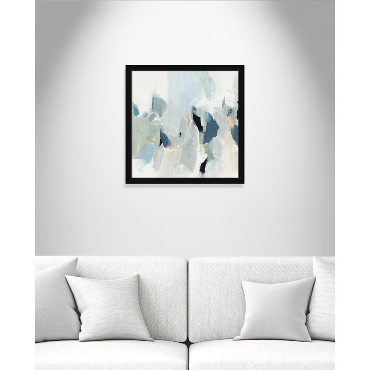 Little Talks II by Isabelle Z - Picture Frame Print on Canvas Casa Fine Arts Size: 24.5" H x 24.5" W x 0.75" D Format: Satin Black Picture Framed Paper