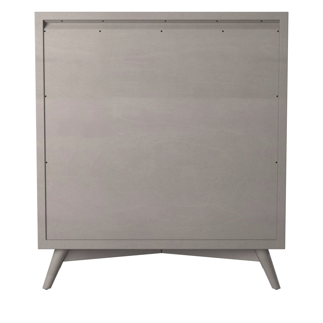 Williams 4 Drawer 38'' W Solid Wood Chest AllModern Color (Frame/Drawer): Gray