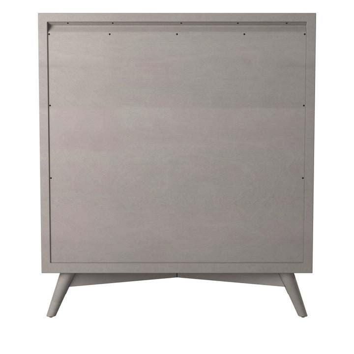 Williams 4 Drawer 38'' W Solid Wood Chest AllModern Color (Frame/Drawer): Gray