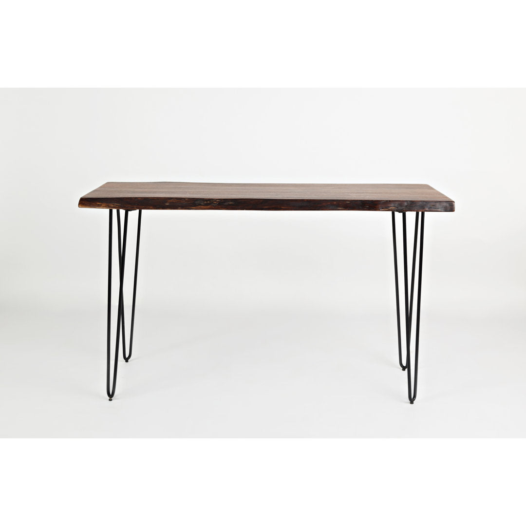 Camak 50'' Console Table The Twillery Co.® Table Top Color: Chestnut