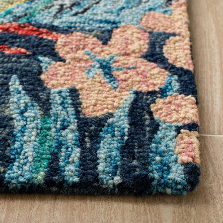 Toro Hand Tufted Wool Floral Rug Red Barrel Studio® Rug Size: Rectangle 10' x 14'