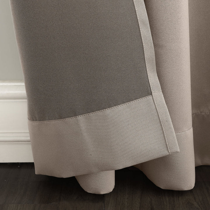Wayfair Basics Room Darkening Grommet Curtain Panel Wayfair Basics® Curtain Color: Stone Size per Panel: 54" W x 95" L