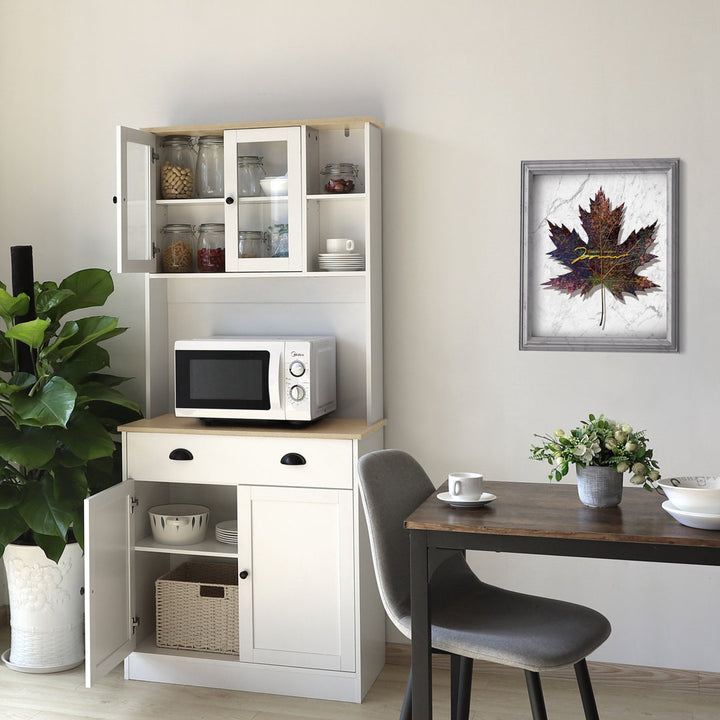 Aralene 70" Kitchen Pantry Lark Manor™ Finish: White