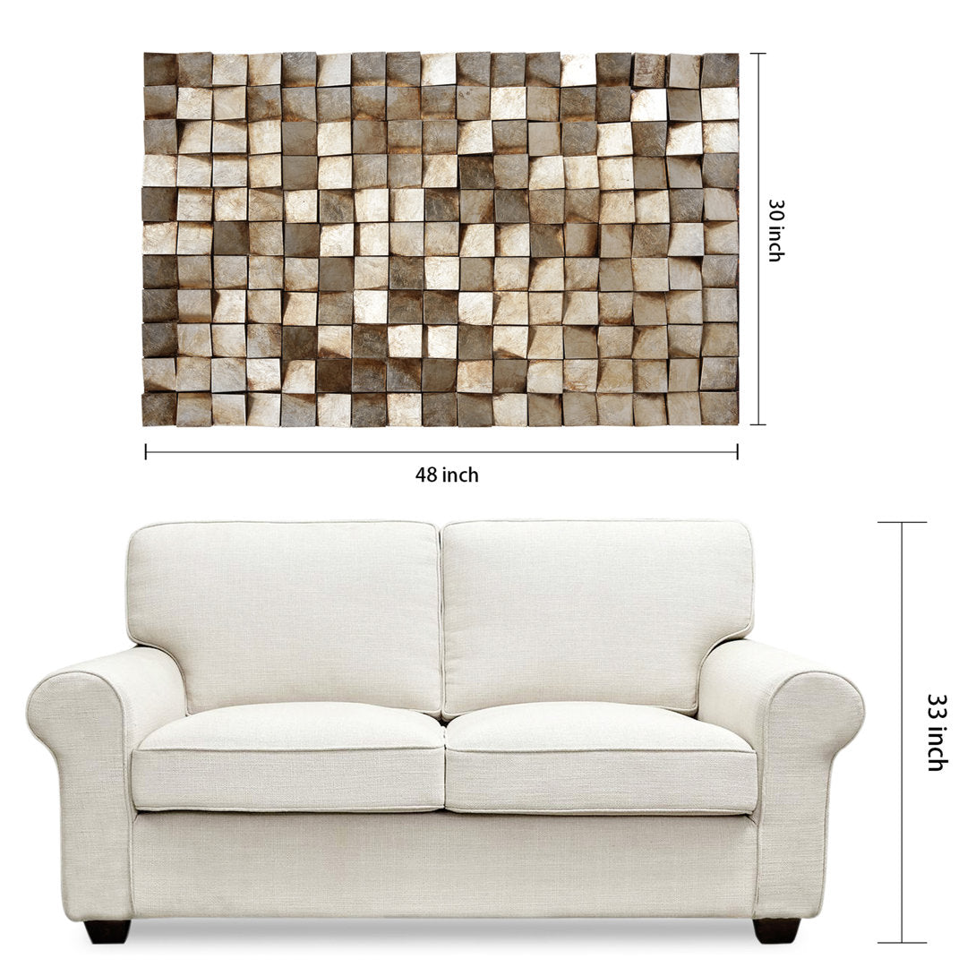 Textured 1 by Primo - Unframed Blocks on Wood Red Barrel Studio®