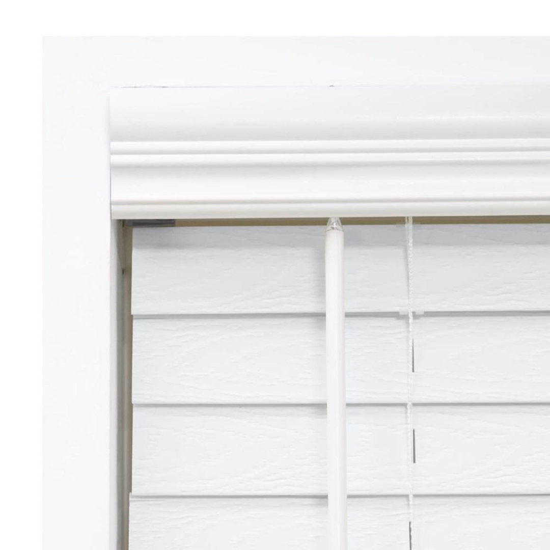 2 inch Room Darkening, Cordless Faux Wood Horizontal/Venetian Blind DEZFURNISHINGS Length & Width: 21.5"W x 64"L