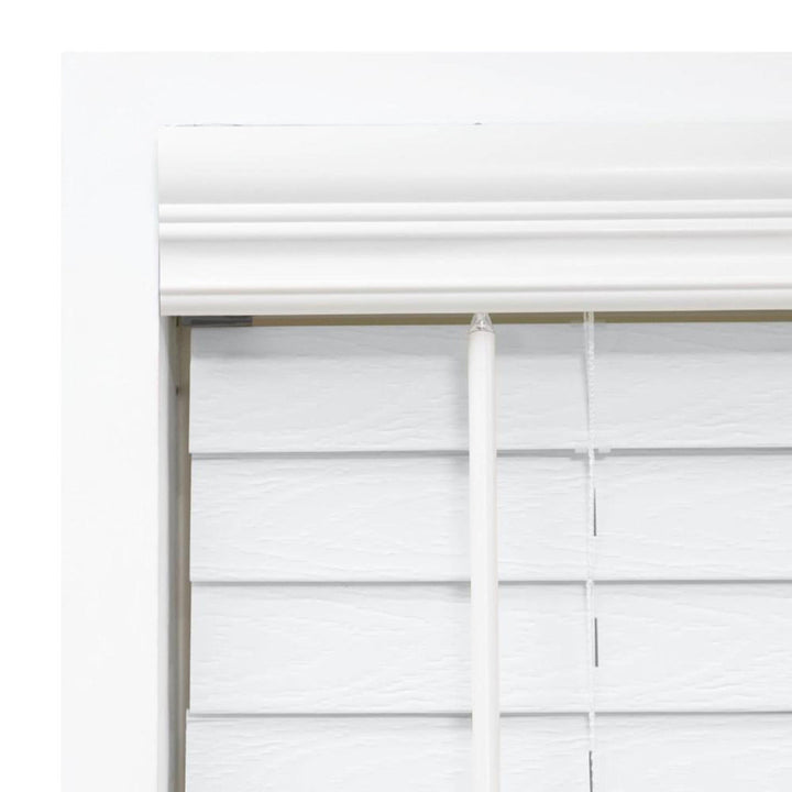 2 inch Room Darkening, Cordless Faux Wood Horizontal/Venetian Blind DEZFURNISHINGS Length & Width: 21.5"W x 64"L