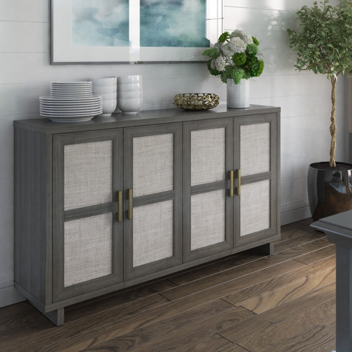 Portman 59.5" Wide Credenza Sand & Stable™ Color: Crete Oak