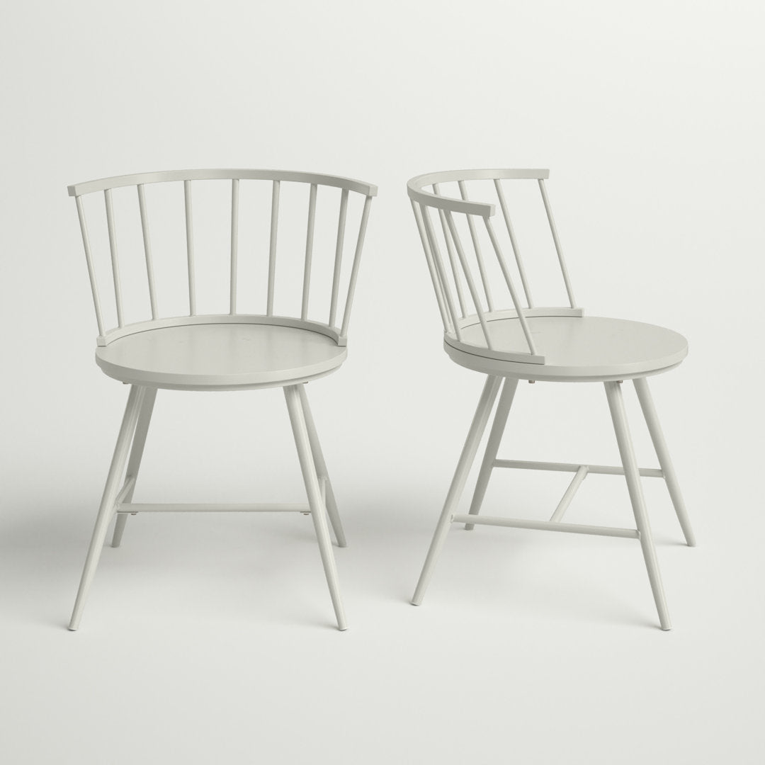 Johanna Metal Side Chair (Set of 2) Laurel Foundry Modern Farmhouse® Color: Silver Birch