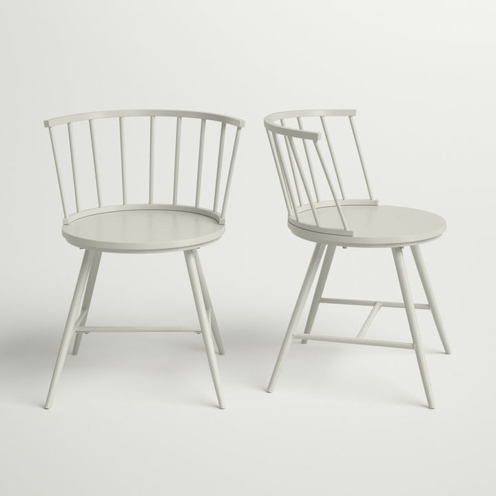Johanna Metal Side Chair (Set of 2) Laurel Foundry Modern Farmhouse® Color: Silver Birch