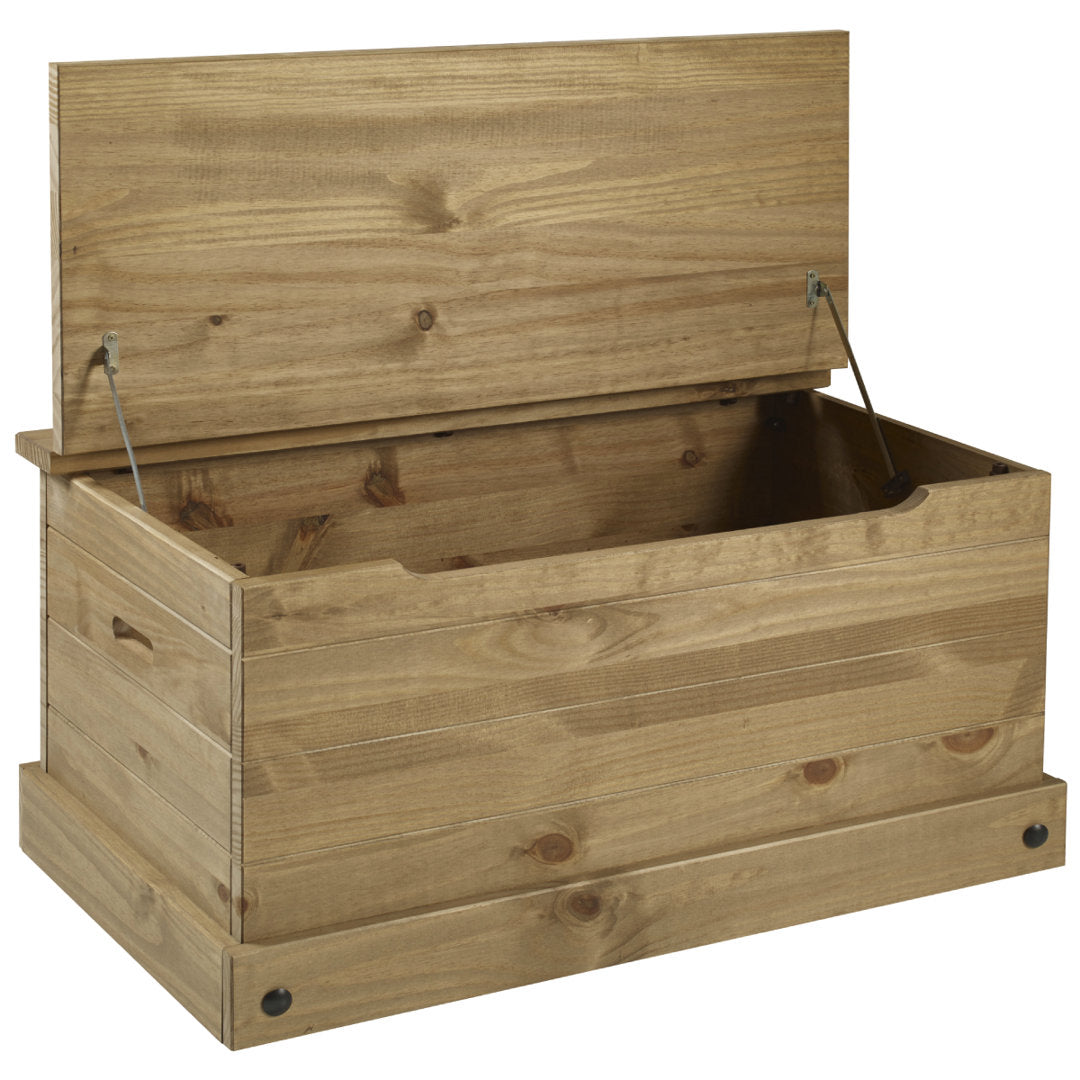 Wood Storage Trunk Ottoman Coppii | Loon Peak® Loon Peak®