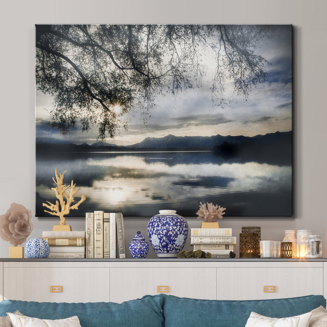 Staffelsee Lake - Wrapped Canvas Print Millwood Pines Size: 48" W x 36" H