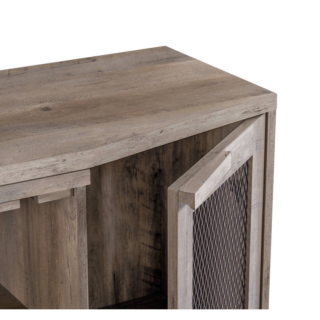 Morgan Bar Cabinet Steelside™ Color: Stone Gray