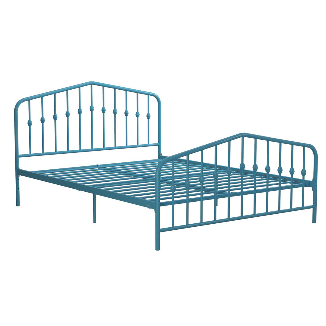 Bushwick Metal Platform Bed Novogratz Color: Sea Blue Size: Queen