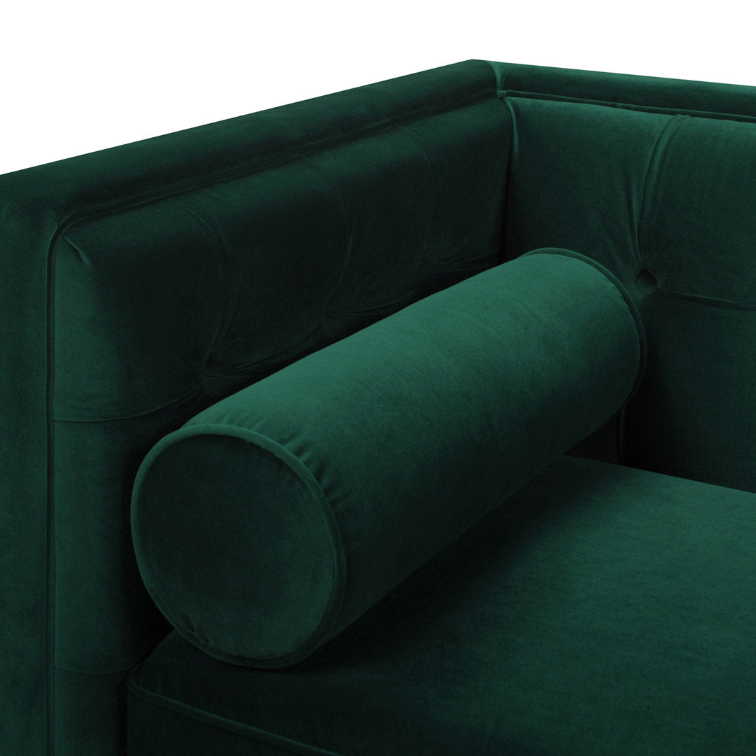 Allia 84" Tuxedo Arm Sofa Langley Street® Upholstery Color: Evergreen Velvet