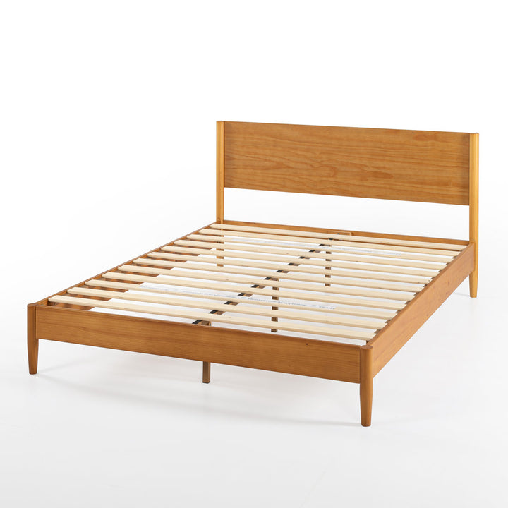 Davyan Low Profile Mid-Century Modern Platform Bed George Oliver Mattress Size: Queen