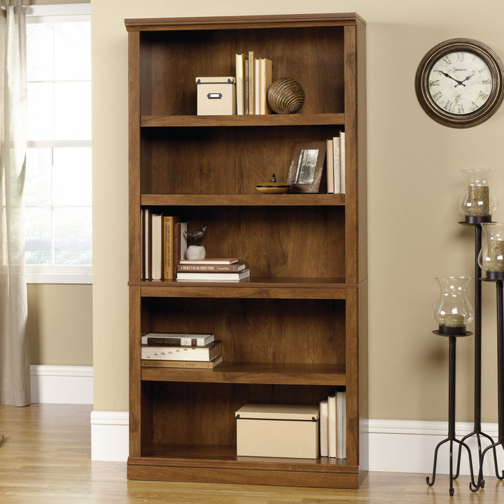 Alexsia 69.76" H x 35.28" W Standard Bookcase Lark Manor™ Color: Oiled Oak