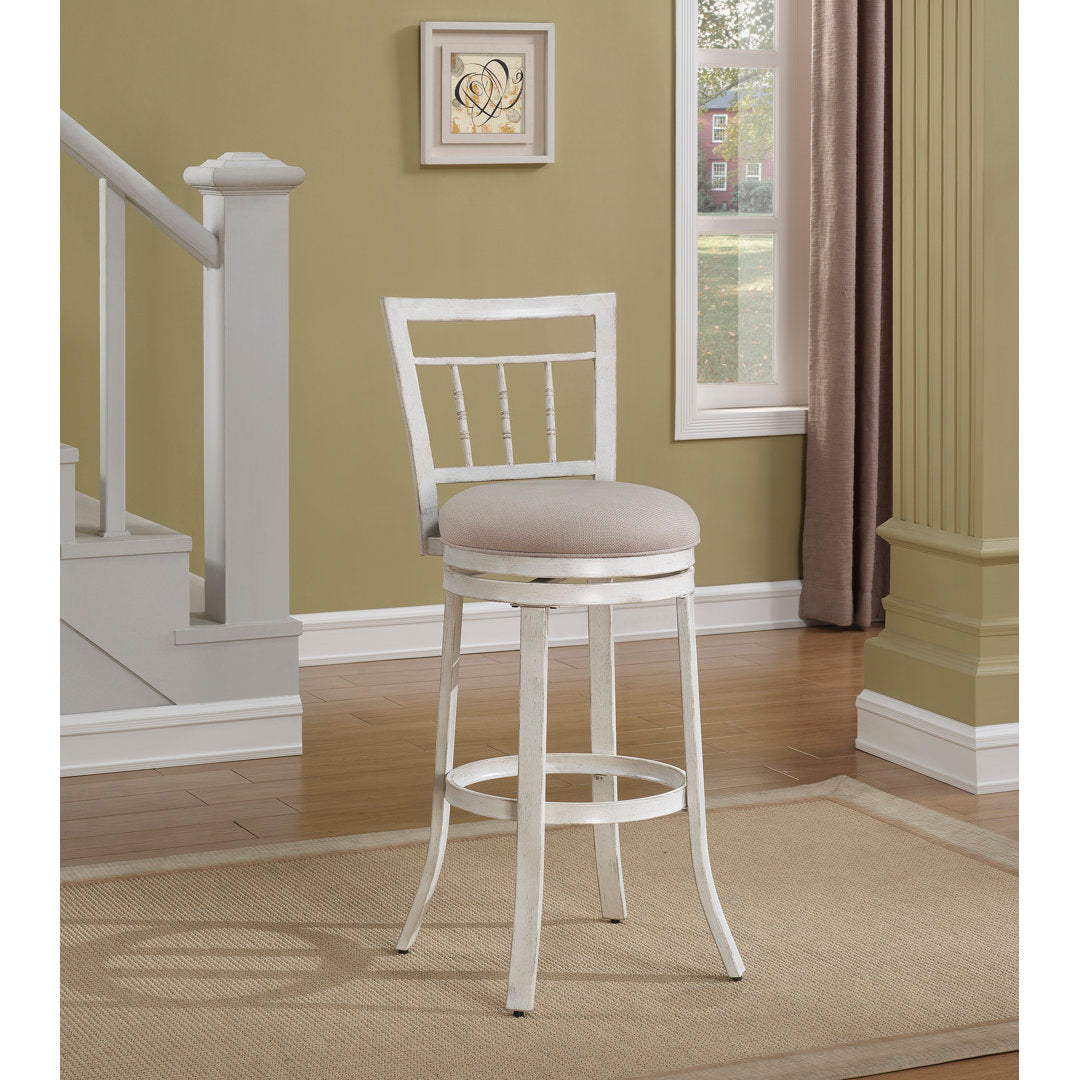 Troene Swivel Bar & Counter Stool One Allium Way® Seat Height: Counter Stool (26" Seat Height)
