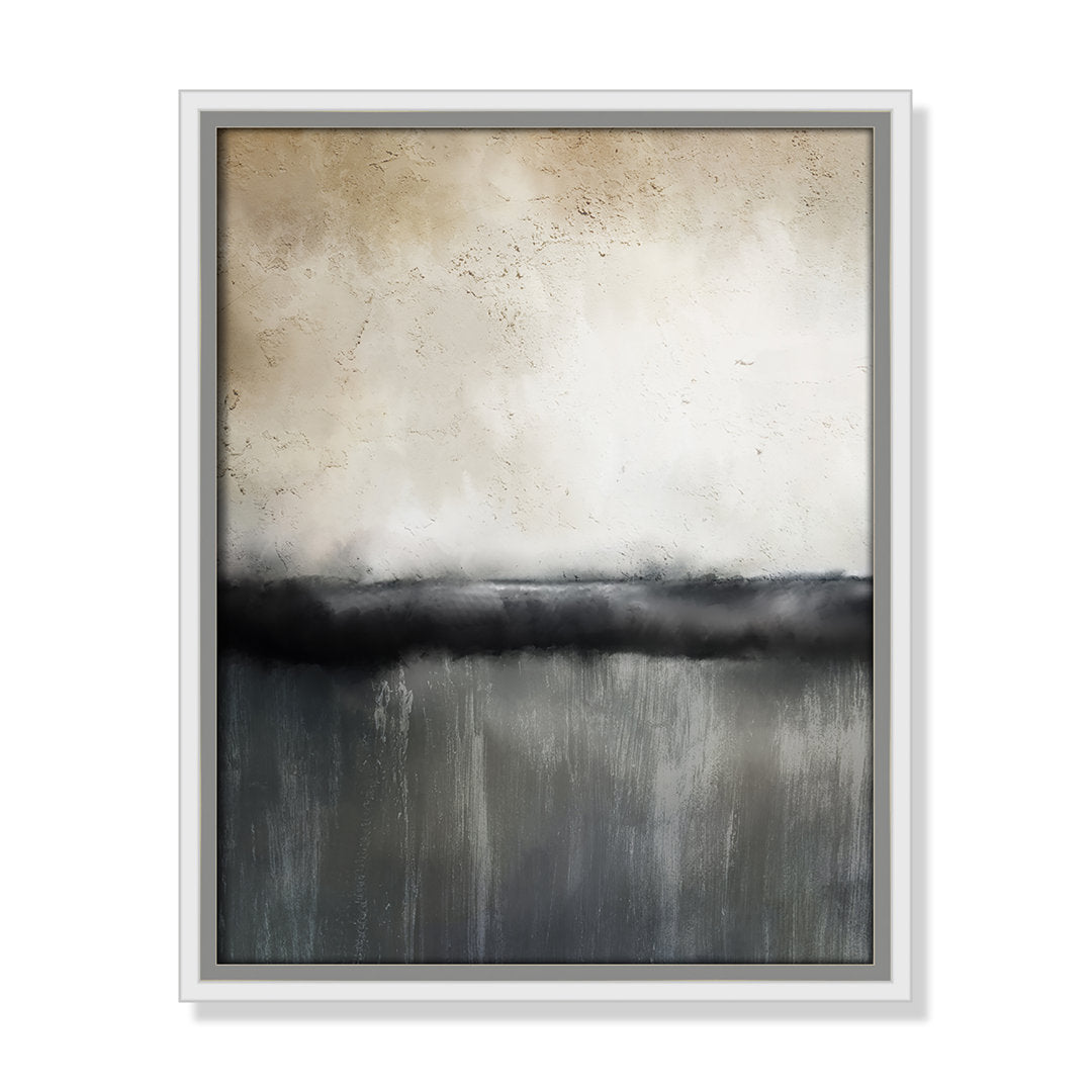 Sunset by Kimberly Allen Print Joss & Main Size: 15.5" H x 12.5" W x 2" D Format: White Framed Canvas