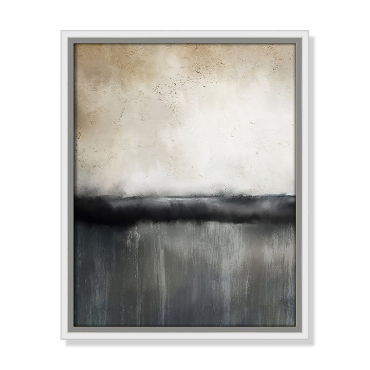 Sunset by Kimberly Allen Print Joss & Main Size: 15.5" H x 12.5" W x 2" D Format: White Framed Canvas