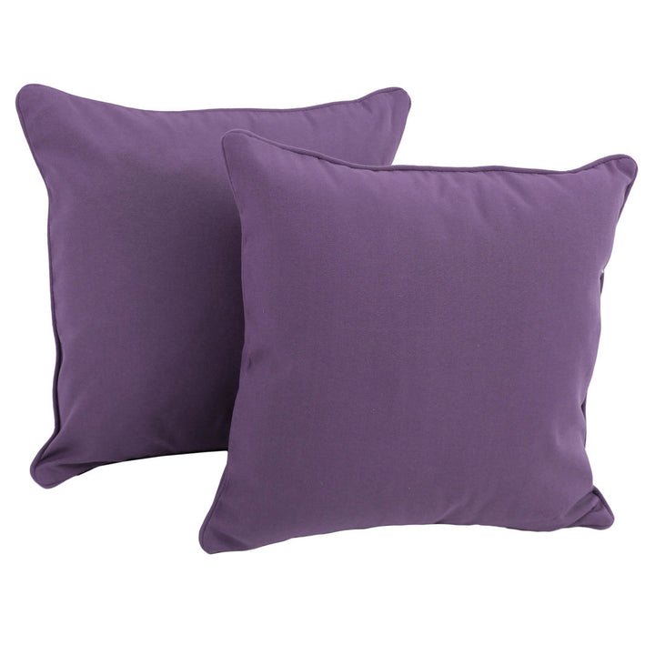 Square Pillow Cover & Insert (Set of 2) Blazing Needles Color: Grape
