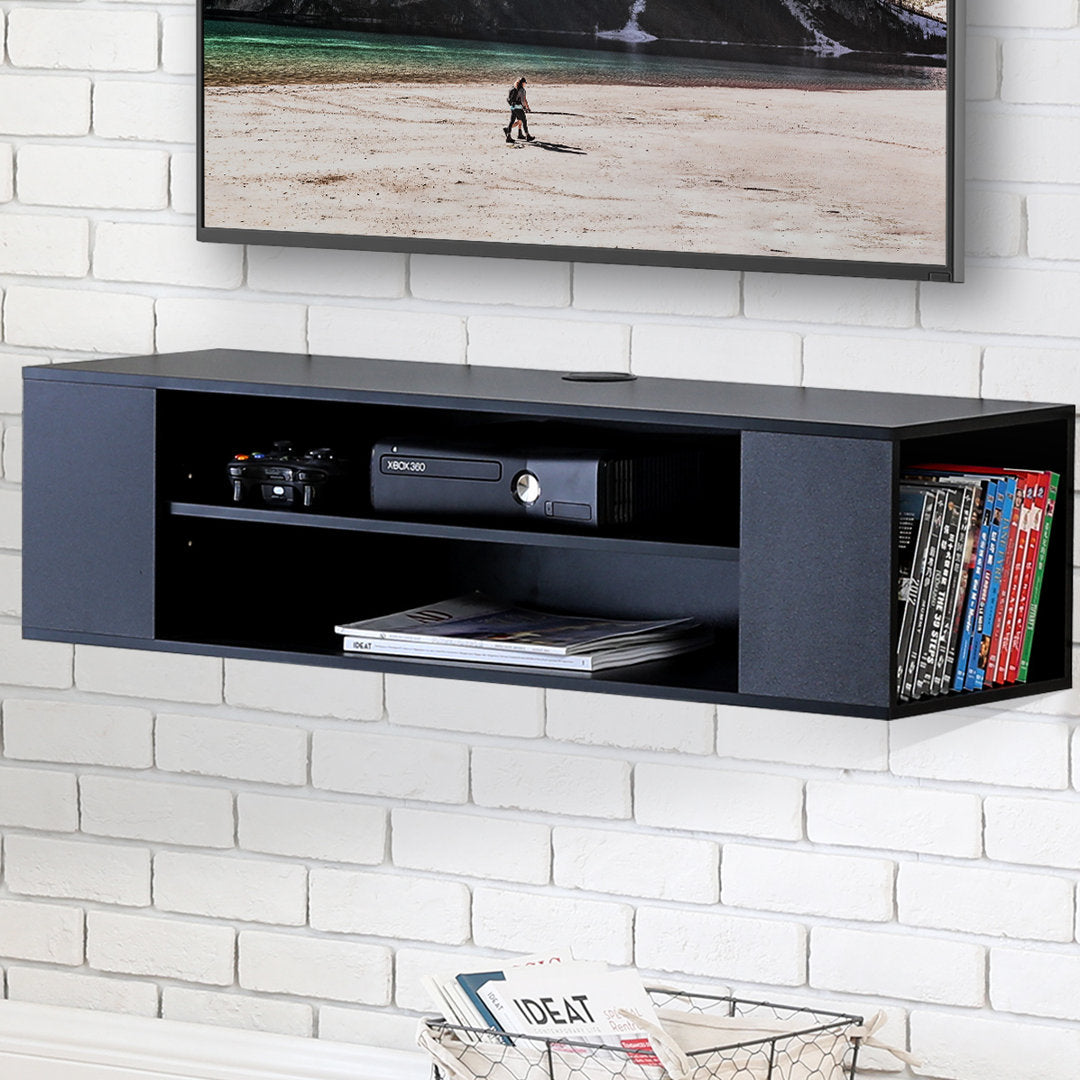 Aatami Floating TV Stand for TVs up to 55" Ebern Designs Color: Black