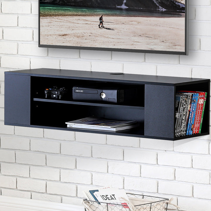 Aatami Floating TV Stand for TVs up to 55" Ebern Designs Color: Black