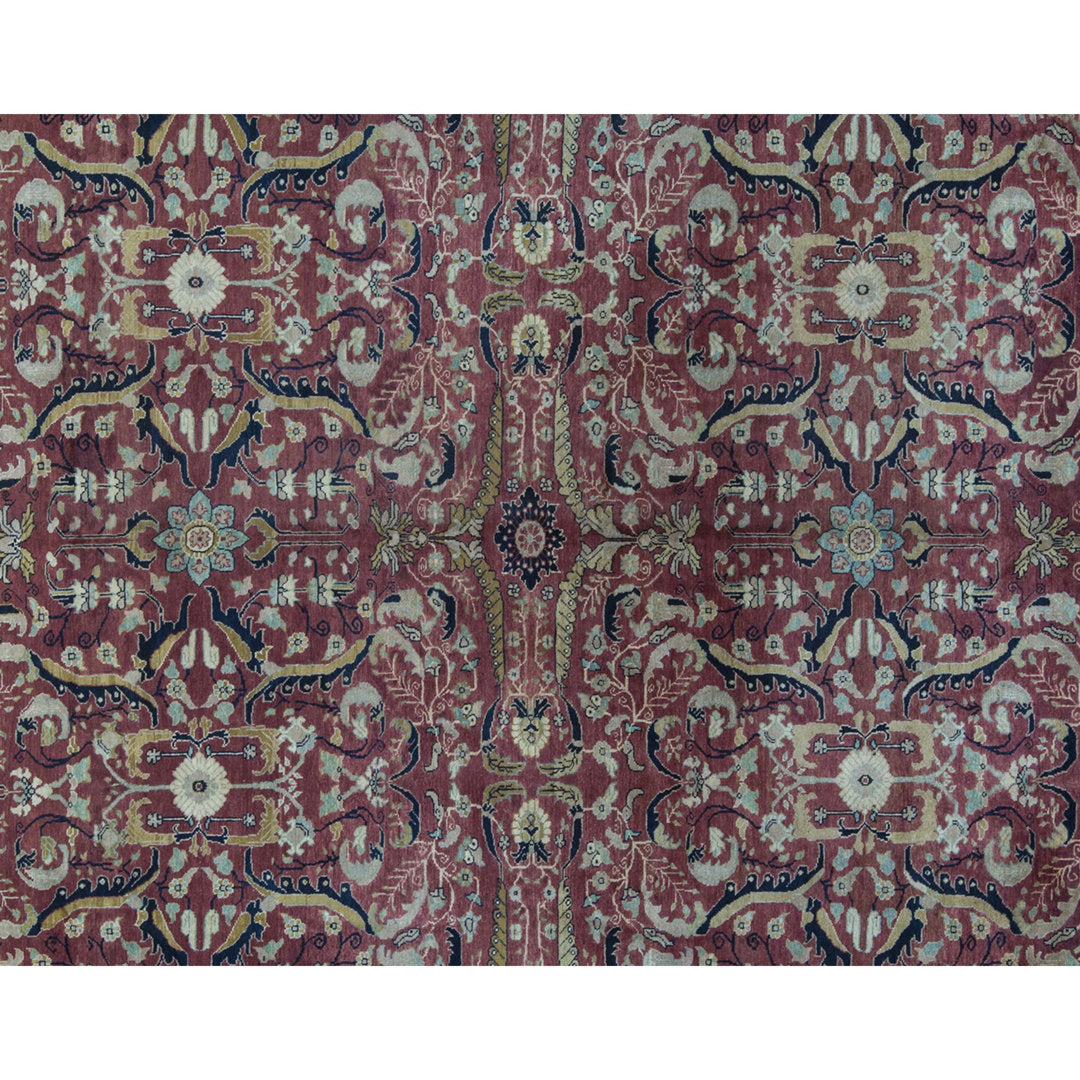 Hand-Knotted High-Quality Rust and Black Area Rug Bokara Rug Co., Inc.