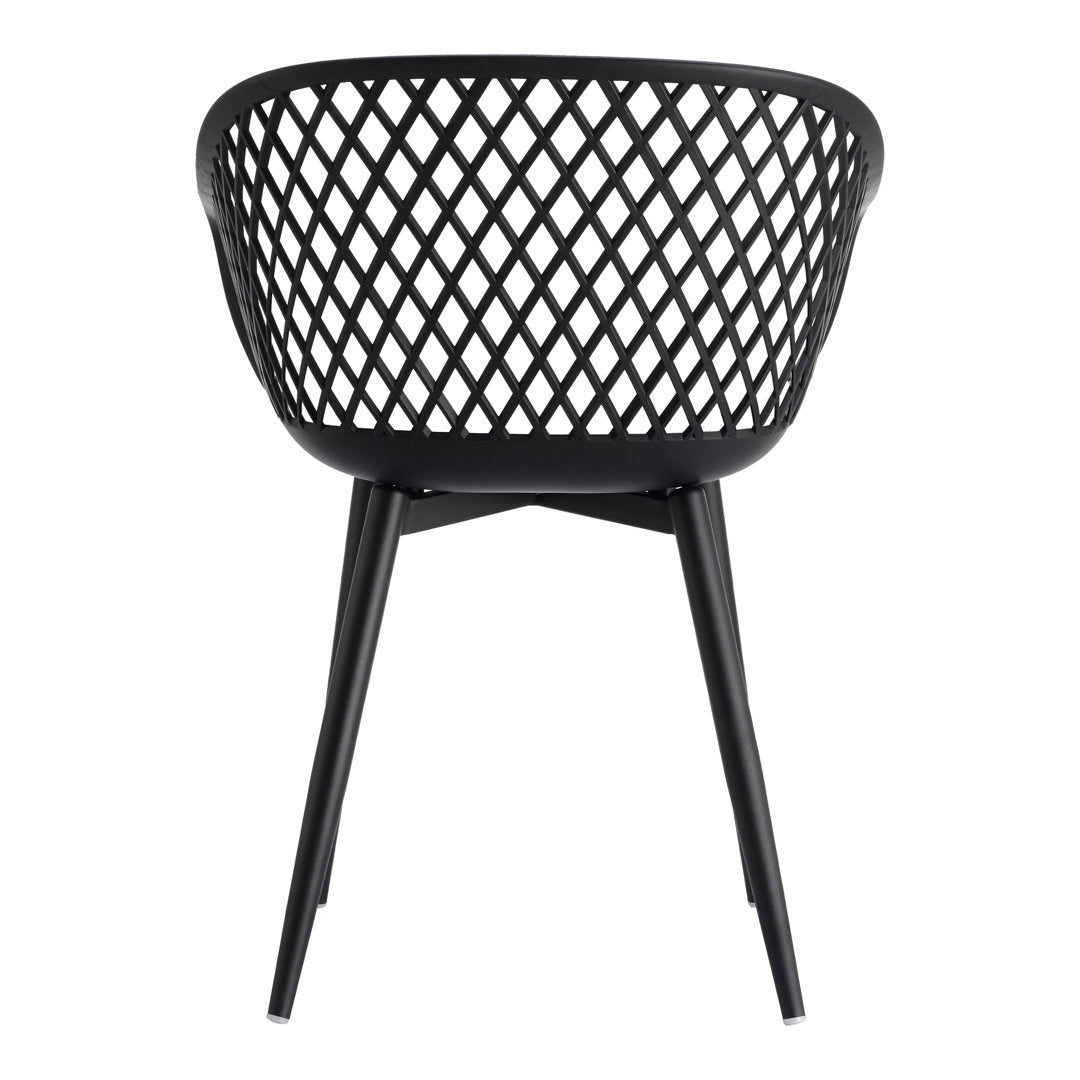 Newark Patio Dining Armchair (Set of 2) AllModern Color: Black