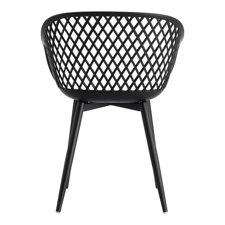 Newark Patio Dining Armchair (Set of 2) AllModern Color: Black