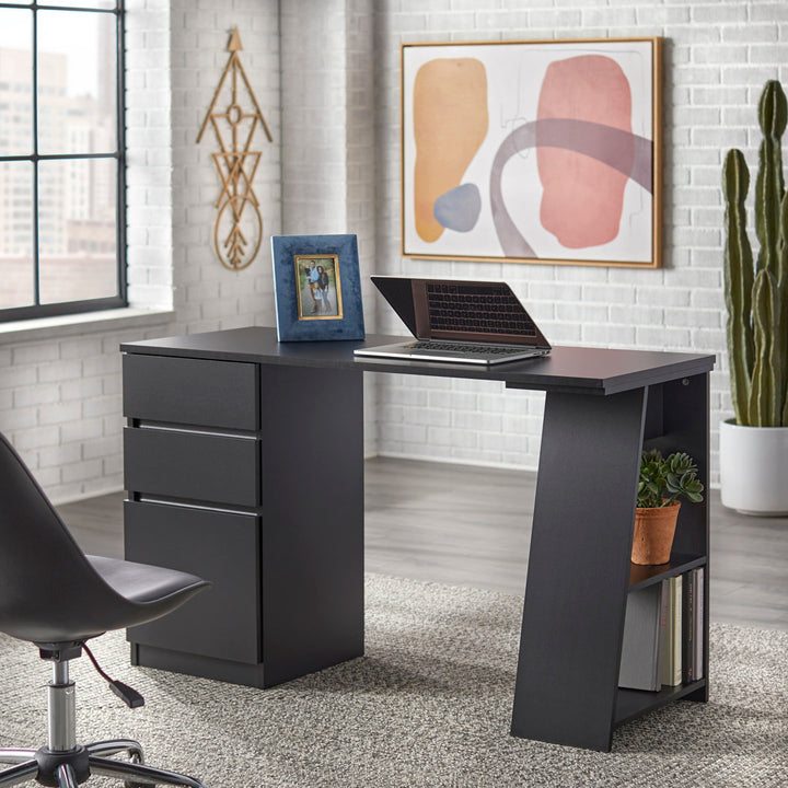 Malgorzata Desk Rebrilliant Finish: Black