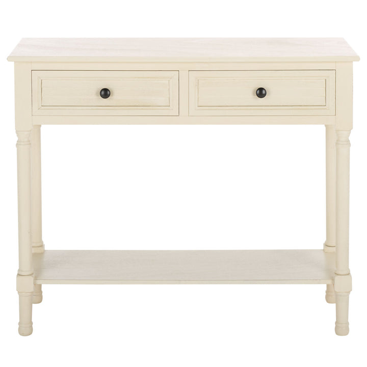 Amondre 36'' Console Table Highland Dunes Color: Distressed White