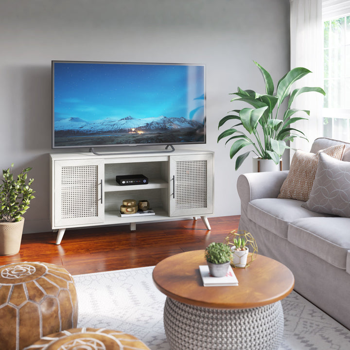 Casspi TV Stand for TVs up to 65" Sand & Stable™ Color: Fairfax Oak