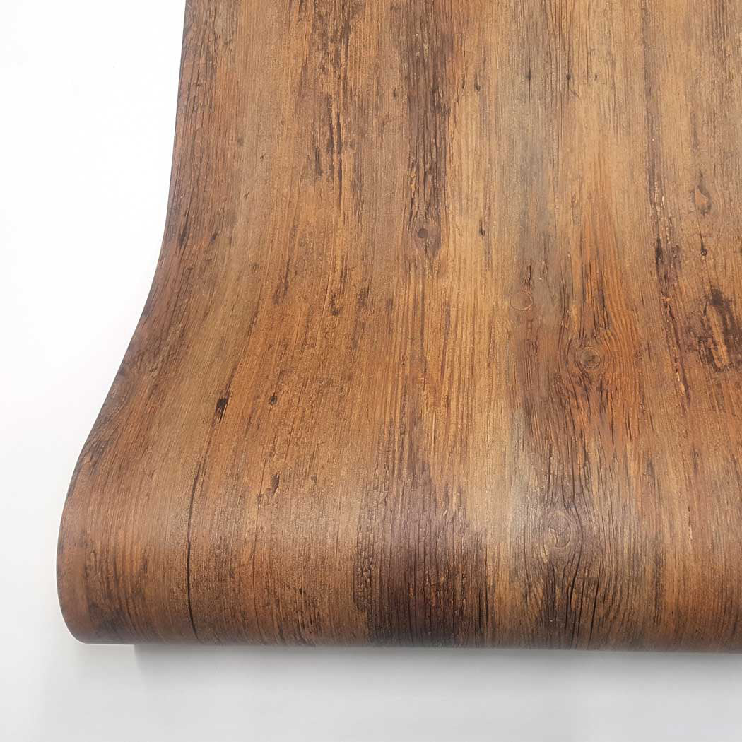 Giuliani 6.56' L x 24" W Wood Look Texture Peel and Stick Self-Adhesive Faux Wallpaper Roll Loon Peak®