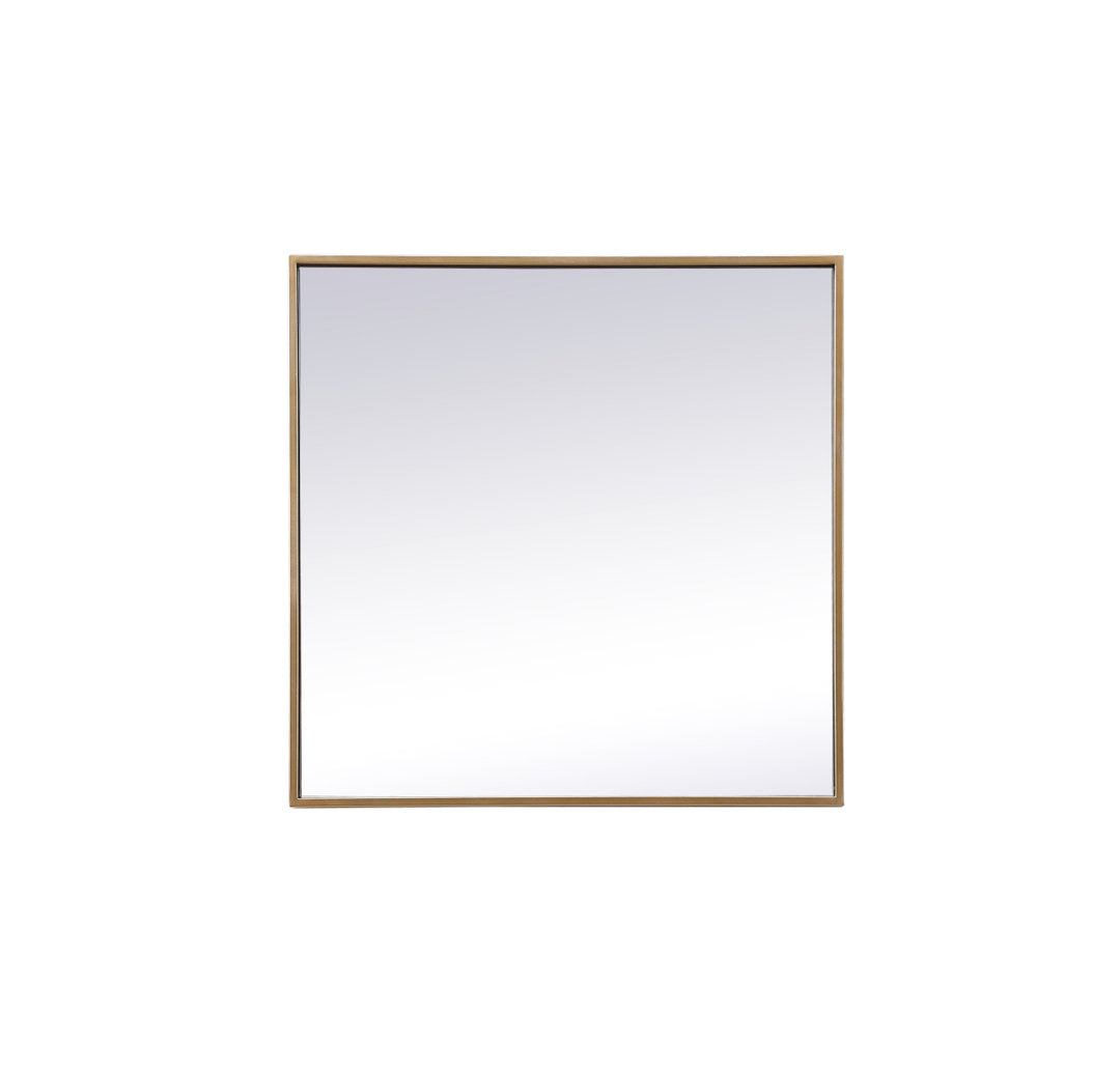 Valparaiso Accent Mirror Wade Logan® Size: 24"  x 24"  Finish: Brass