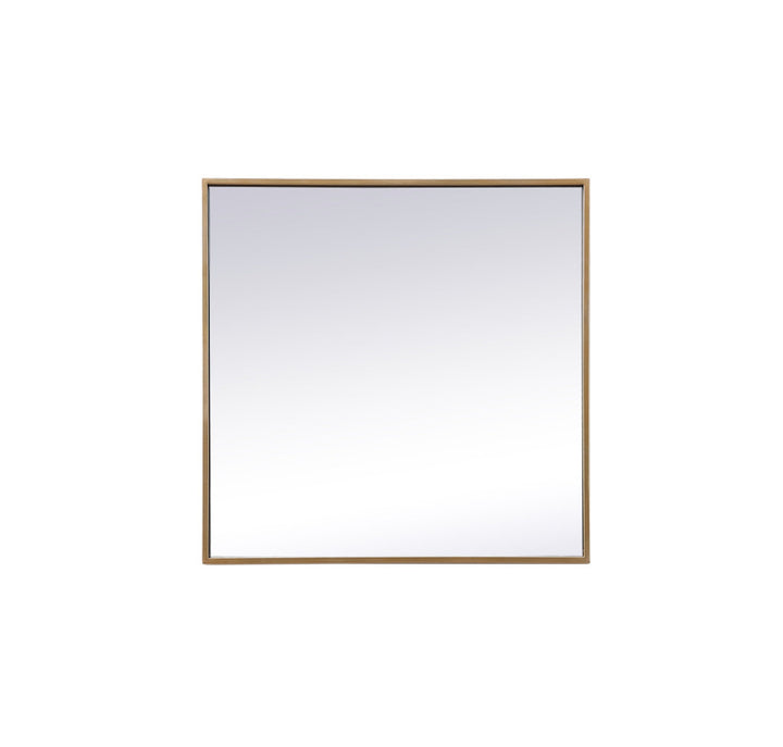 Valparaiso Accent Mirror Wade Logan® Size: 24"  x 24"  Finish: Brass