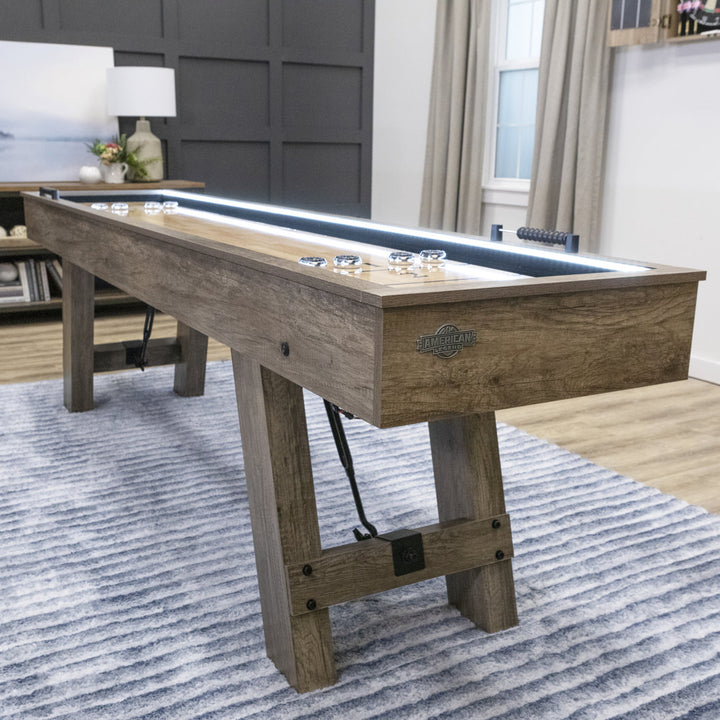 Brookdale American Legend LED 9' Shuffleboard Table American Legend