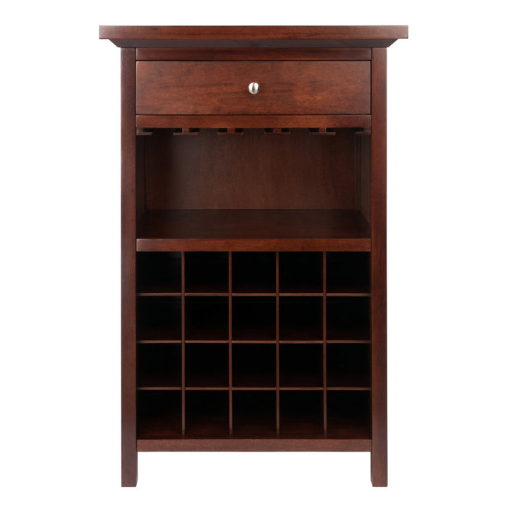 Baronvil Bar with Wine Storage Red Barrel Studio®
