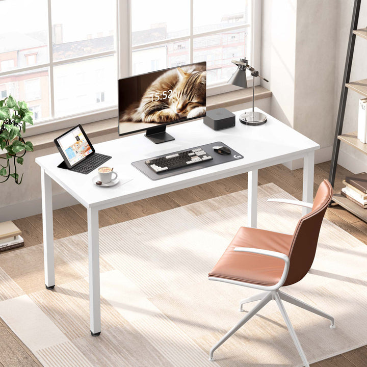 Rockett Desk Red Barrel Studio® Color (Top/Frame): White/White Size: 29.5" H x 63" W x 23.6" D