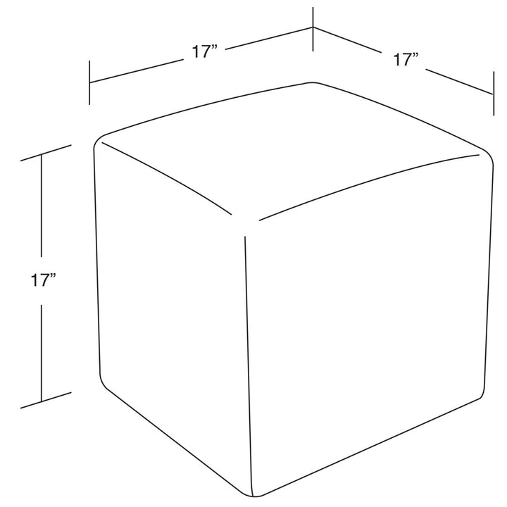 Whales Cube Ottoman 123 Creations