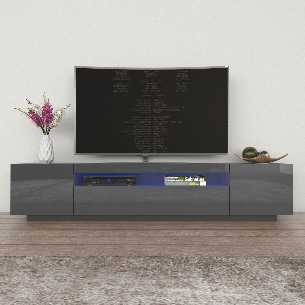 Kenyette TV Stand for TVs up to 79" Latitude Run® Color: Dark Gray