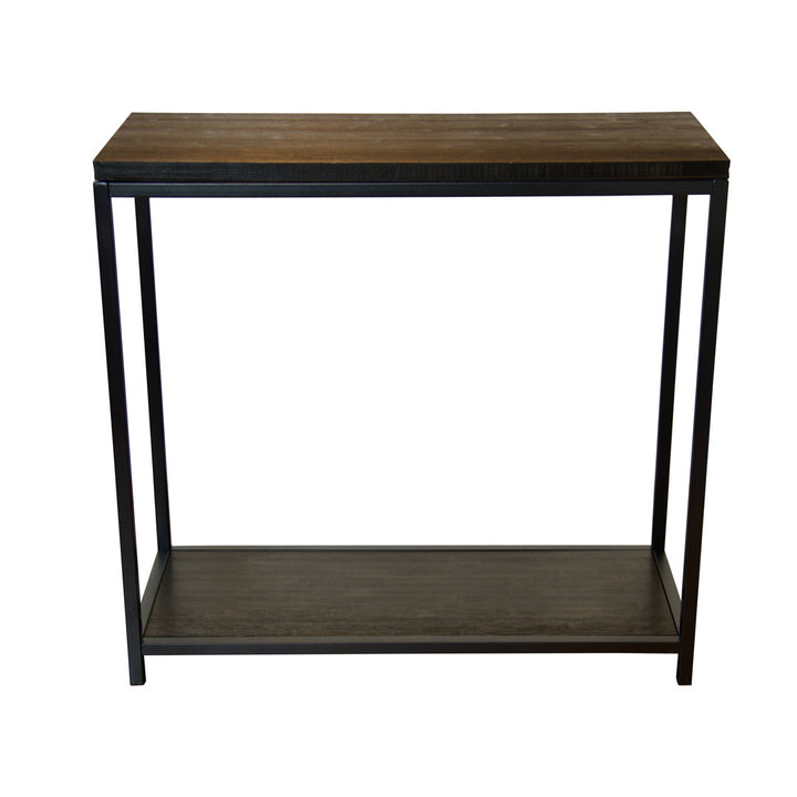 Anayanci 32" Console Table Wade Logan® Table Top Color: Brushed Brown