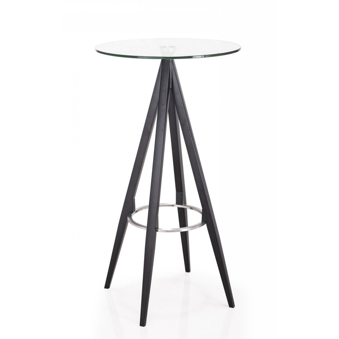 Mikaia Bar Height Dining Table Orren Ellis Base Color: Black