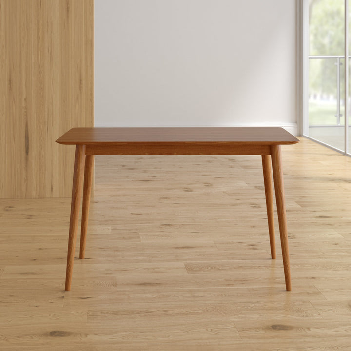 Goodyear Solid Wood Dining Table Corrigan Studio® Size: 29.48" W x 47.2" L