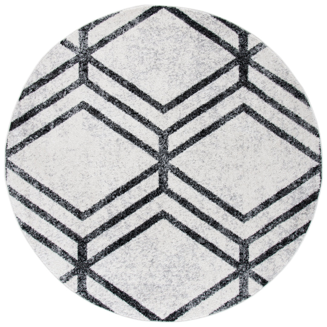 Wyckhoff Performance Geometric Rug Union Rustic Rug Size: Round 8'