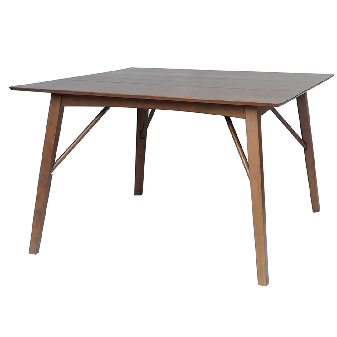 Lea Counter Height 58.5" Solid Wood Dining Table George Oliver Color: Walnut