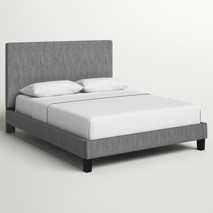 Magaw Queen Upholstered Low Profile Standard Bed Three Posts™ Color: Gray