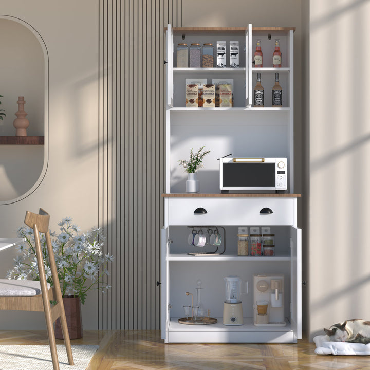 Aralene 70" Kitchen Pantry Lark Manor™ Finish: White
